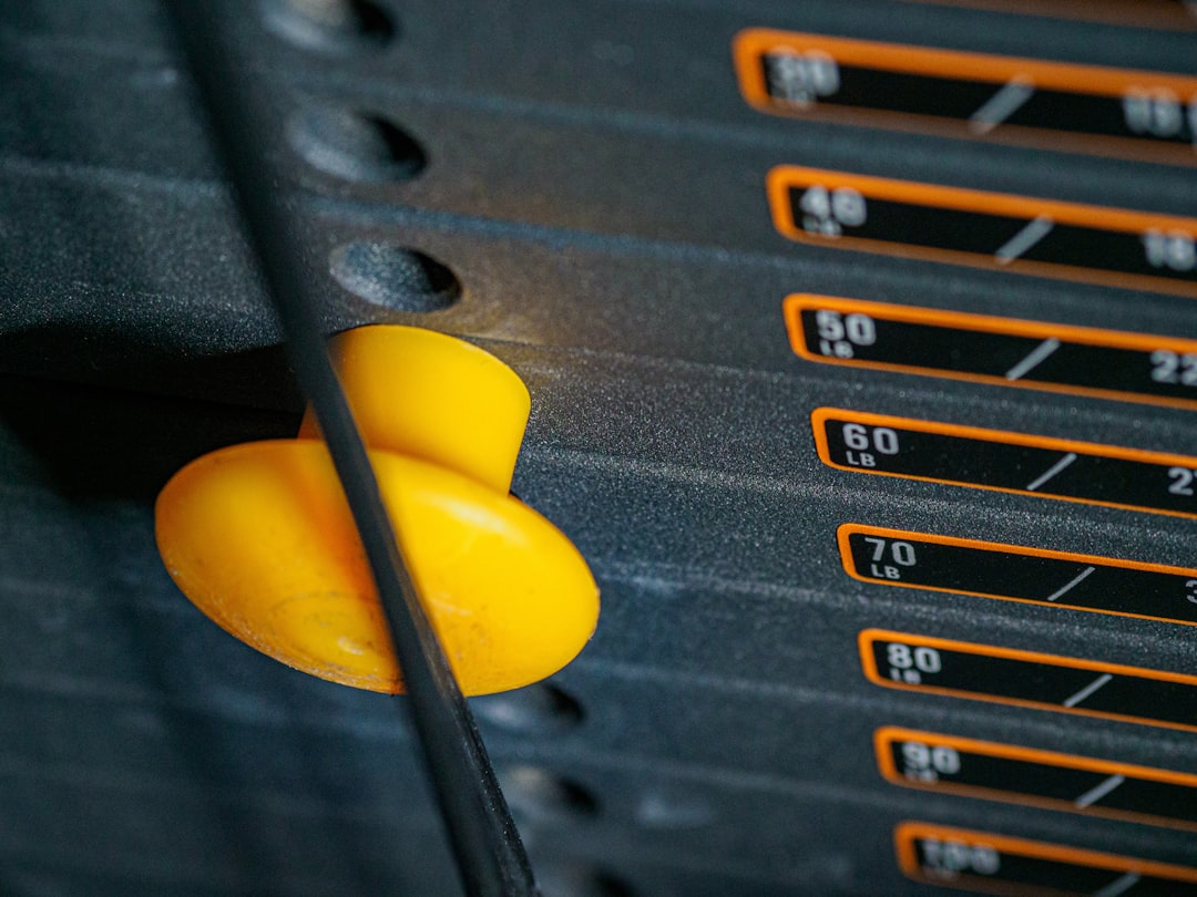 yellow and black electronic device